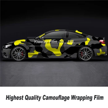A legmagasabb minőségi Nyomtatás Camo Vinil Autó Wrap Szervezet Film Álcázás Vinil Pakolások Buborék Szabad autófóliázás nagy felbontású minta