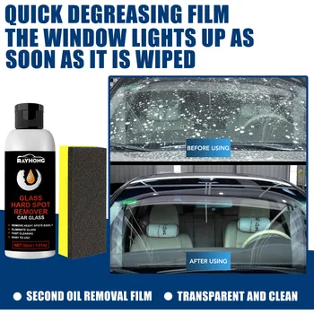 Autó üveg olaj fólia eltávolítása illessze be a mély tisztítás, polírozás ablaktisztító autó szélvédő háztartási üveg víz folttisztító