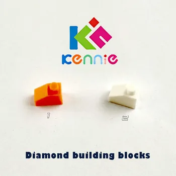 13800pcs/sok Kennie mini NEM.3040 Tömeges szín Alkatrészek tömeges TETŐ CSERÉP 1X2/45 Gyémánt építőkövei Alkatrészek DIY játékok, ajándékok